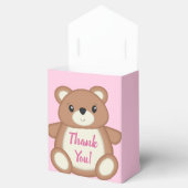 テディベア赤ちゃんシャワーピンクガール フェイバーボックス (オープン)