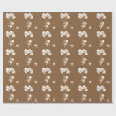 テディベア赤ちゃんシャワーブラッピング紙 ラッピングペーパー (フラット)