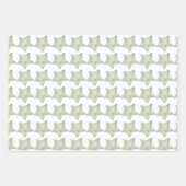 テディベア赤ちゃんシャワーラッピング紙シート ラッピングペーパーシート (正面3)