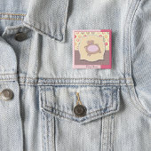 テディベア赤ちゃんシャワーレトロサークル 缶バッジ