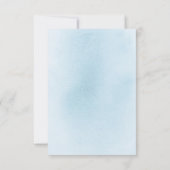 テディベア赤ちゃんシャワー少しお礼 サンキューカード (裏面)