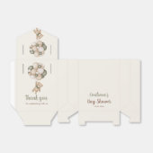 テディベア赤ちゃんシャワー少年 フェイバーボックス (折り畳みなし)