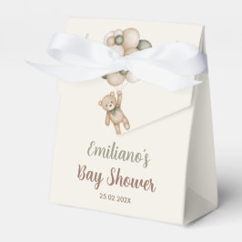 テディベア赤ちゃんシャワー少年 フェイバーボックス