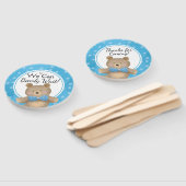 テディベア赤ちゃんシャワー心待ち ハンドファン (組立なし)