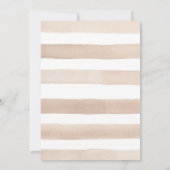 テディベア赤ちゃんシャワー招待状我々Bearly Wa 招待状 (裏面)