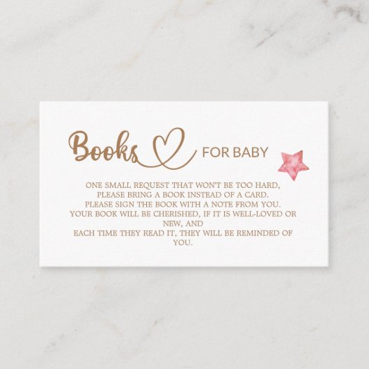 テディベア赤ちゃんシャワー本のためのベビー エンクロージャーカード (正面)