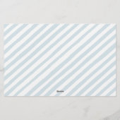 テディベア赤ちゃんシャワー親アドバイスウィッシュカード 便箋 (裏面)