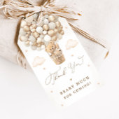 テディベア赤ちゃんシャワー ギフトタグ