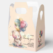 テディベア赤ちゃんシャワー フェイバーボックス (オープン)