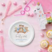テディベア赤ちゃんシャワー ペーパープレート (パーティー)