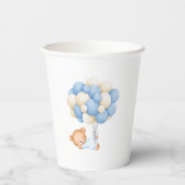 テディベア赤ちゃんシャワー 紙コップ (裏面)