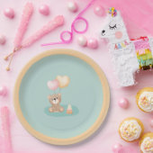 テディベア赤ちゃんシャワー – 紙プレート ペーパープレート (パーティー)