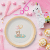 テディベア赤ちゃんシャワー – 紙プレート ペーパープレート (パーティー)