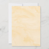 テディベア金ゴールドバルーン中立ベビーシャワー招待客 招待状 (裏面)