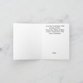 テディベア金ゴールド概要小児科カー感謝していド カード (内部)