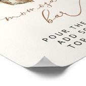 テディベア青い熱気球モモモザバー ポスター (角)