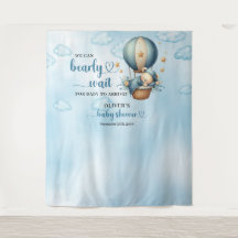 テディベア青い茶色のベージュ熱い空気バルーンボーイ