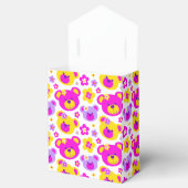 テディベア顔と感謝してい花ギフトボックス フェイバーボックス (オープン)