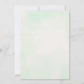 テディベア風船の誕生日招待状 招待状 (裏面)