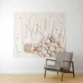 テディベア風船 ニュートラル ベアリーウェイト ベビーシャワー タペストリー (インサイチュ(横))