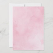 テディベア風船 赤ちゃん歓迎会 招待状 (裏面)