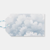 テディベア飛行機ベイビーシャワープレゼント ギフトタグ (裏面横)