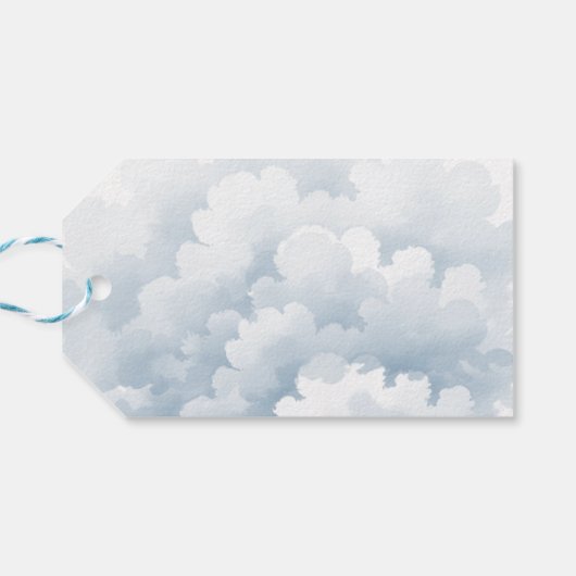 テディベア飛行機ベイビーシャワープレゼント ギフトタグ