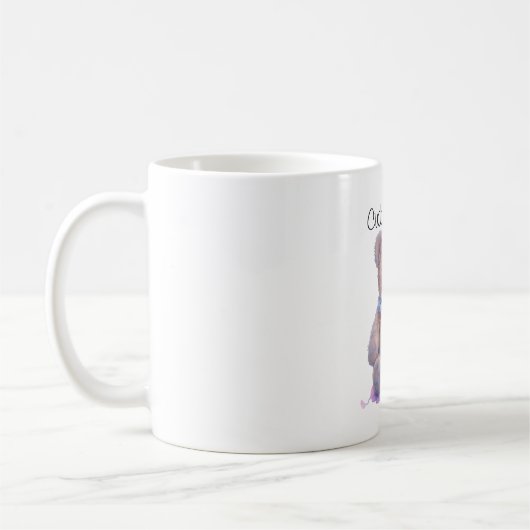 テディベア「かわいい仲間」 コーヒーマグカップ (左)