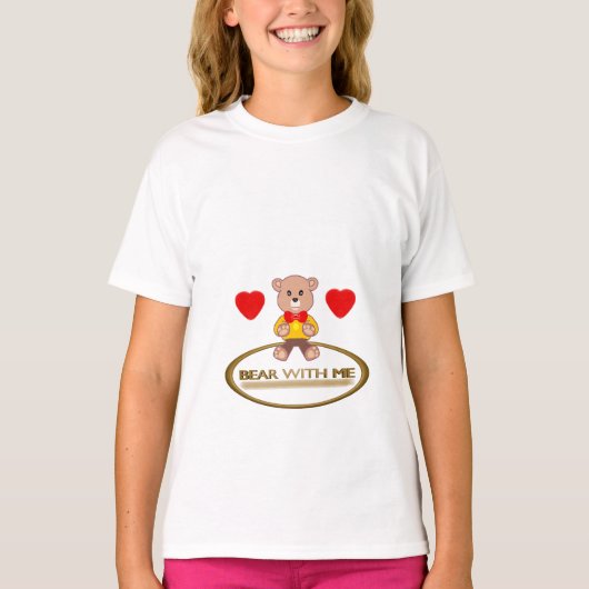 テディベア・ウィズ・ミー Tシャツ (正面)
