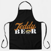 テディベア エプロン (正面)
