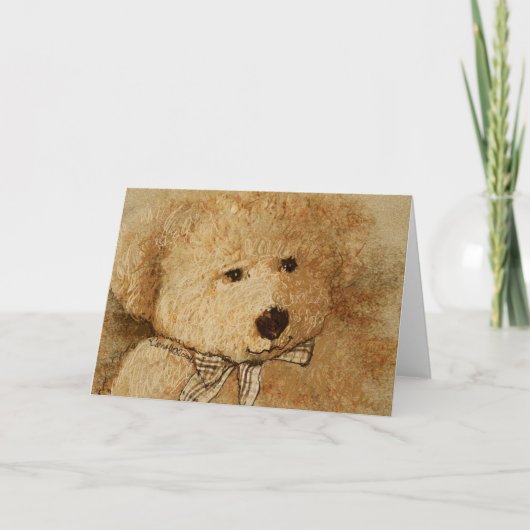テディベア カード (正面)