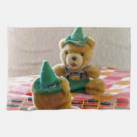 テディベア キッチンタオル (横)