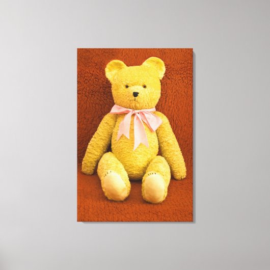 テディベア キャンバスプリント (正面)