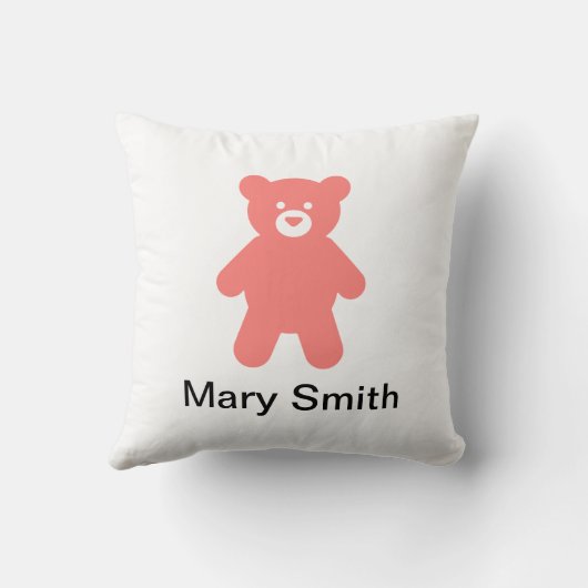 テディベア クッション (裏面)