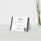 テディベア、クリスマス シーズンカード (正面)