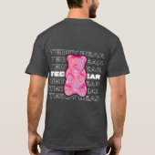 テディベア グラフィック ストリートウェア Tシャツ (裏面)