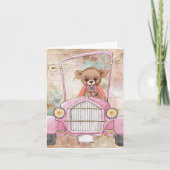 テディベア グリーティング カード (正面)