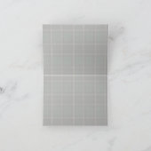 テディベア グリーンタータン ベビーシャワー サンキューカード (内部)
