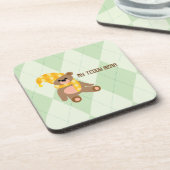 テディベア コースター (左側)