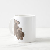 テディベア コーヒーマグカップ (正面左)