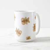 テディベア コーヒーマグカップ (正面右)