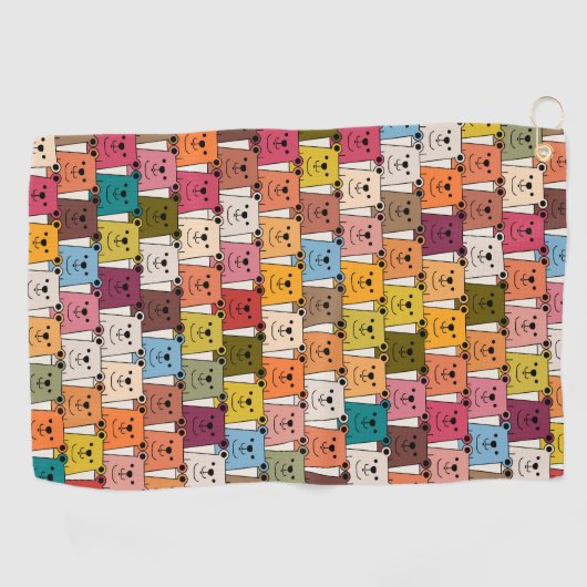 テディベア ゴルフタオル (横)