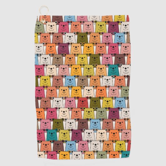 テディベア ゴルフタオル (正面)