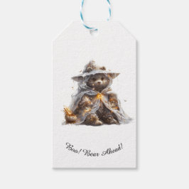 テディベア.ゴースト.トリックまたは治療 ギフトタグ