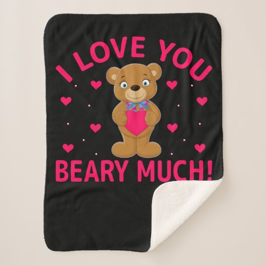 テディベア シェルパブランケット (正面)