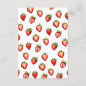 テディベア・ストロベリーパンケーキ・ブランチ・おむつくじ エンクロージャーカード (裏面)