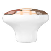 テディベア セラミックノブ (側面)