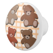 テディベア セラミックノブ (右)