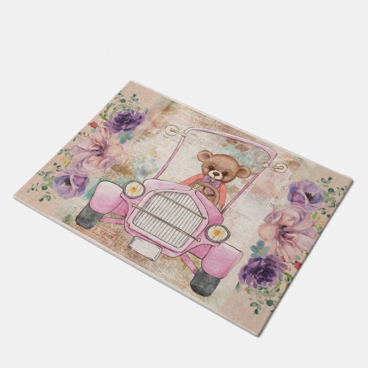 テディベア ドアマット (アングル)