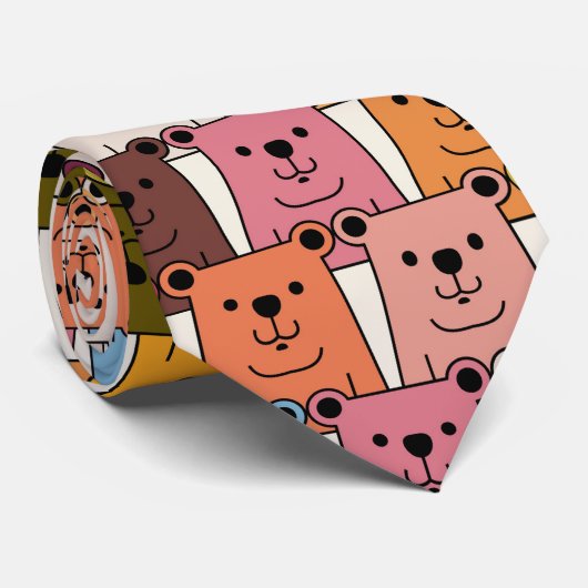 テディベア ネクタイ (ロール)